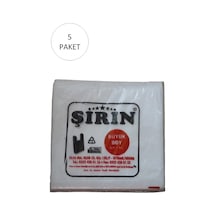 Hubrendy Tedarik Beyaz Kalın Atlet Poşet Büyük Boy 30x57 Cm 1 Kg 5 Paket Takriben 225 Adet
