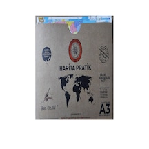 Harita Pratik Türkiye ve Dünya Fiziki.Siyasi.Dilsiz Haritası