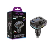 Auris Ars-m44 Bluetooth/usb Fm 2usb+pd Rgb Fm Transmitter