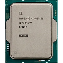 Intel Core İ5 14400f Tray 2.50ghz Max. 4.70ghz 20mb L3 Önbellek Soket 1700 Kutusuz İşlemci
