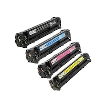 Yazicitekno Hp Cb540A-Cb541A-Cb542A-Cb543A Uyumlu Toner Seti Cp1312/Cp1215