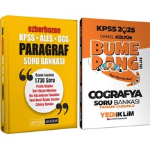 Yediiklim 2025 Kpss Bumerang Coğrafya Ve Pegem Ezberbozan Paragraf Soru Bankası Seti 2 Kitap