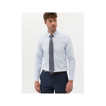 Pierre Cardin Slim Fit Uzun Kollu Basic Erkek Gömlek gri