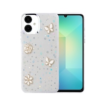 Samsung Galaxy A06 Uyumlu Fiyonk Desenli Kapak - Desen 10