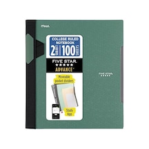 Advance 820012c-ecm Spiral Defter Ve Çalışma Uygulaması, 1 Konu, Üniversite Çizgili, 21,5 Cm X 28 Cm, 100 Sayfa, Spiral Koruyucu Ve Hareketli Ayırıcılarla, Yeşil 124-Pembe
