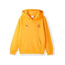 Gsstore Galatasaray Puma Çocuk Kapüşonlu Sweatshirt 78291406 Sarı
