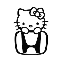 Honda Hello Kitty Sticker Honda Oto Sticker Araç Sticker