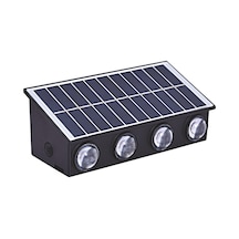 Helios Hs 5876 Solar Led Aplik 20w 3200k Gün Işığı Siyah
