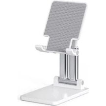 Telefon Ve Tablet Standı Yükseklik Ve Açısı Ayarlanabilir -beyaz