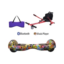 Citymate Elektrikli Kaykay Hoverboard Akıllı Denge 6.5 Inch + Hoverkart + Çanta Extrem14 Paket D22