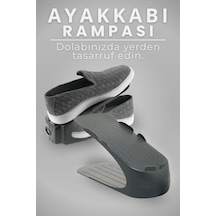 Ayakkabı Rampası Dolap Düzenleyici Ayakkabı Sergi Rampası Plastik Siyah Tr Diğer