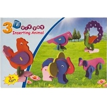 Bak Gel Al 3 Boyutlu Hayvan Puzzle
