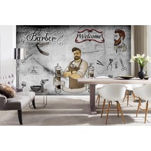Berber Salonu Duvar Kağıdı (359603174)