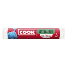3 Adet Cook Çöp Torbası Battal Boy 7'li