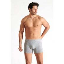 Tutku Erkek Likralı Boxer Gri