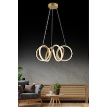 İstanbul Avize Delux Eskitme Ledli Modern Beyaz Power Led Avize