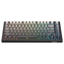 Onıkuma G83 Gradient Gray-black %75 Outemu Customized Linear Switch Hotswap Rgb Kablosuz İngilizce Mekanik Gaming Klavye
