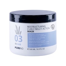 Purıng 03 Rehab Kıvırcık Saçlar İçin İpek&buğday Proteinli Bukle Belirginleştirici Saç Maskesi 500ml