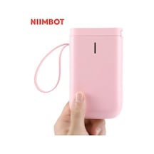 Niimbot D11 Bluetooth Taşınabilir Termal Etiket Yazıcı Pembe
