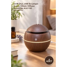 4 Adet Ledli Buhurdanlık Difüzörü 9 Cm Ölçü, Usb İle Çalışan Aroma Difüzör Diffuser Humidifier Alk1163