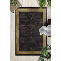 Kaymaz Taban Yıkanabilir Halı Mutfak, Salon, Yatak Odası İçin Modern Dijital Baskı Halı Sln Halı - 0022 Çok Renkli