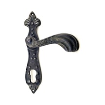 Cntma Antika Tarz Dekoratif Pirinç Mevlana Yale Kapı Kolu - 228x48 Mm, Oksit