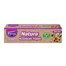 3 Adet Parex Natura Orta Boy Buzdolabı Poşeti 20 Li