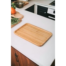 Lüx Dikdörtgen Büyük Servis-sunum Tabağı 30x20x1 8cm Çok Renkli