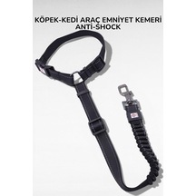 Evcil Hayvan Araç Emniyet Kemeri Köpek Oto Kemeri Araba Oto Aksesuar Kedi Köpek Emniyet Kemeri Siyah-tek Ebat