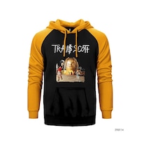 Travis Scott Sarı Renk Reglan Kol Sweatshirt / Hoodie