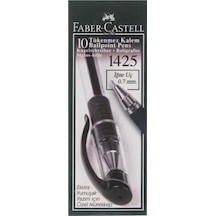 Faber-castell 1425 Iğne Uç Tükenmez Kalem Siyah 10 Lu 5211142599000 1 Paket 10 Adet Çok Renkli