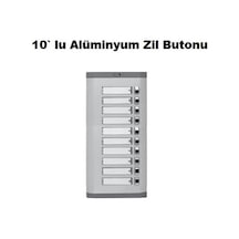 10 Lu Alüminyum Zil Butonu