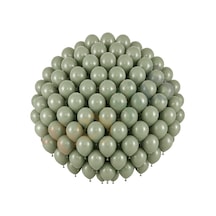 Ada Çayı Renk Lateks Retro Balon 30 Cm - 100 Adet Yeşil