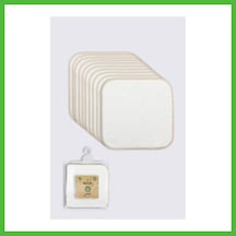 Vaveni Organik 28x28 10'lu Penye Mendil 90101 Ekru Renk: Ekru Arz