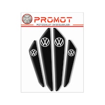 Araba Koruma Wolkswagen Uyumlu Sticker Siyah 3d A Kalite++