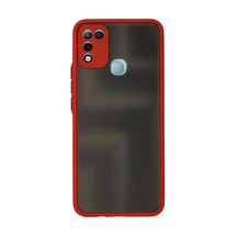 İnfinix Hot 10 Play Kılıf Montreal Silikon Kapak - Kırmızı 0.2M-Çok Renkli