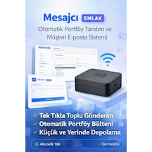 Mesajcı Emlak Otomatik Portföy Tanıtım Ve Müşteri E-posta Sistemi