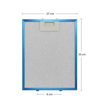 27 X 35 Cm. Teka Db1-60 Uyumlu Davlumbaz Filtresi
