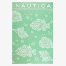 Nautica Unisex Yeşil Desenli Havlu Desenli N65tw06t