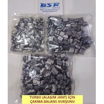 Alaşım Jantlara turbo Çakma Balans Kurşunu. 3 Pk. Pakette 100ad