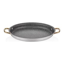 Alu Granit Oval Omlet Tava 28x21x4Cm