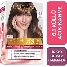 L'Oréal Paris Excellence Creme Saç Boyası 6.1 Küllü Açık Kahve