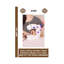 Delux Serisi Kıyafet Tamiri Pantolon Dikme Terzi Aleti Mini Ev Tipi Dikiş Makinesi