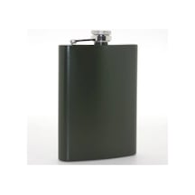 Paslanmaz Çelik Tekli 8 Oz Matara Model 1 Haki