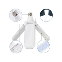 Pervane Ampül 45 W 3 Kollu Katlanır Pervane Led Ampül Tasarruflu Kanatlı Led Çok Renkli