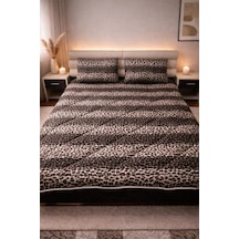 Leopar Wellsoft 195x215 Cm Çift Kişilik Yorgan Takımı Çok Renkli
