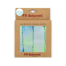 Beberotti 4'lü Müslin Bebek Ağız Bezi 25x25 Cm Çok Renkli