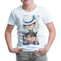Detective Conan Beyaz Çocuk Tshirt