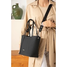 Just Polo Kadın Yeni Sezon Büyük Boy Lüks El Ve Omuz Çantası Shoulder Bag Lacivert - Taba