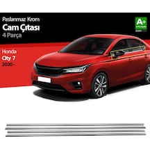 Honda City Krom Cam Çıtası 6 Prç. 2020 Üzeri Omsa